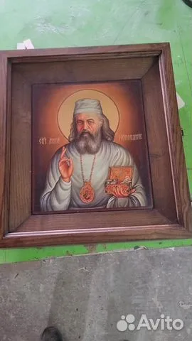 На память: Киот для иконы дубовый