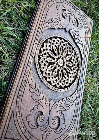 Подарочные резные деревянные нарды «Царский узор»