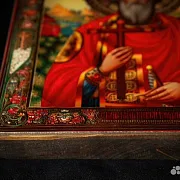 Икона деревянная "Святой князь Владимир" в подарок — фотография 6