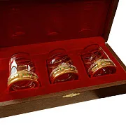 Водочный набор "Три стопки". Златоуст — оригинальный подарок — фотография 3
