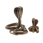 На память: Бронзовая фигурка «Кобра», 47×40×50 мм — фотография 3