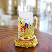 Подарочный подстаканник для чая «Российский» — фотография 1