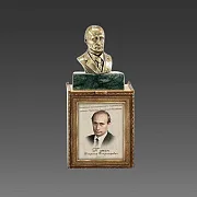 В подарок: Бронзовый бюст «Путин В.В.» — фотография 2