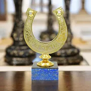 Подкова сувенирная "Лазурит". Златоуст — оригинальный подарок — фотография 1