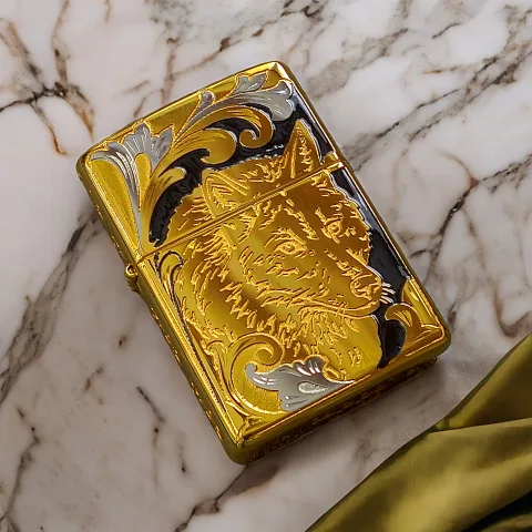 Сувенирная зажигалка Zippo "Вожак и стая" — оригинальный подарок