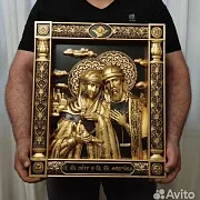 Резная Икона Петр и Феврония в подарок — фотография 3