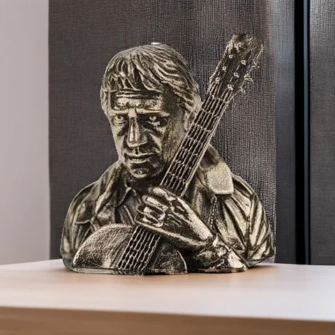 В подарок: Бюст «Высоцкий В.С.» из бронзы