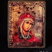 Подарочная икона Божией матери "Огневидная" 15*12 см — фотография 4