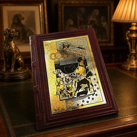Книга "Собаки" — книга для мужчины — красивый подарок