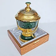 На память: Икорница "Нефритовая чаша" — фотография 5