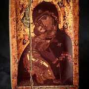 В подарок: Иконка "Владимирская" Божией Матери. 15 см — фотография 4