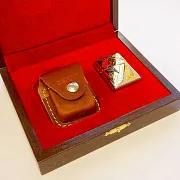 Бензиновая зажигалка Zippo "Волк одиночка" — оригинальный подарок — фотография 4