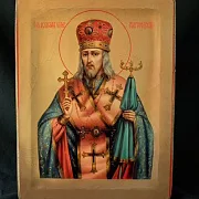 На память: Икона Иоасафа Белгородского. Ручная работа — фотография 1